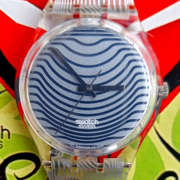 Vintage Swatch Artist Watch KERET GK231 1996 Designed By Victor Vasarely - Picture 1 of 9